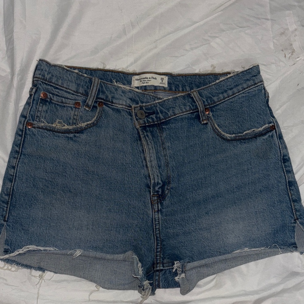 Abercrombie & Fitch Classic Blue Jean Shorts